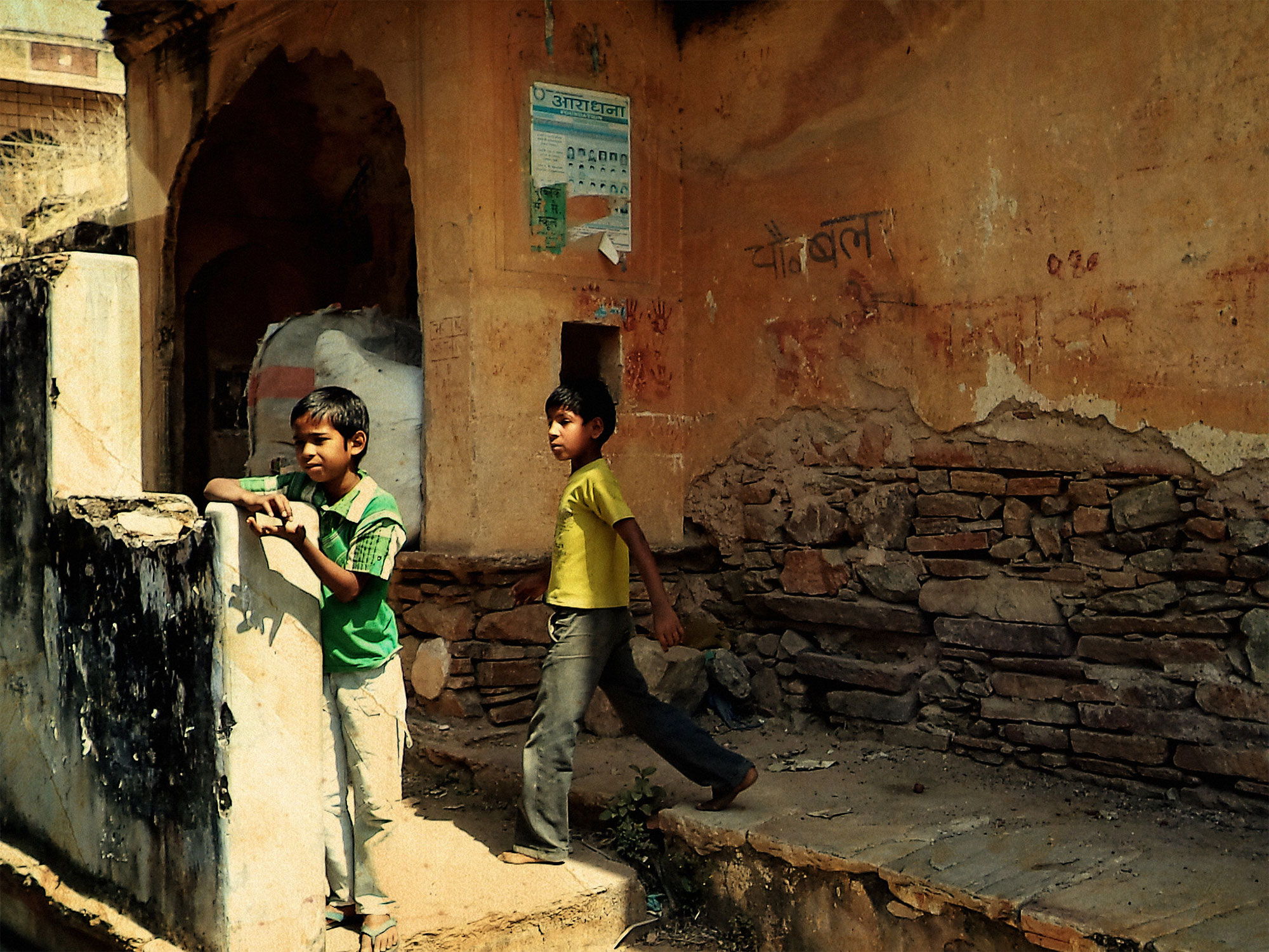 Elderly indian man in rajasthan